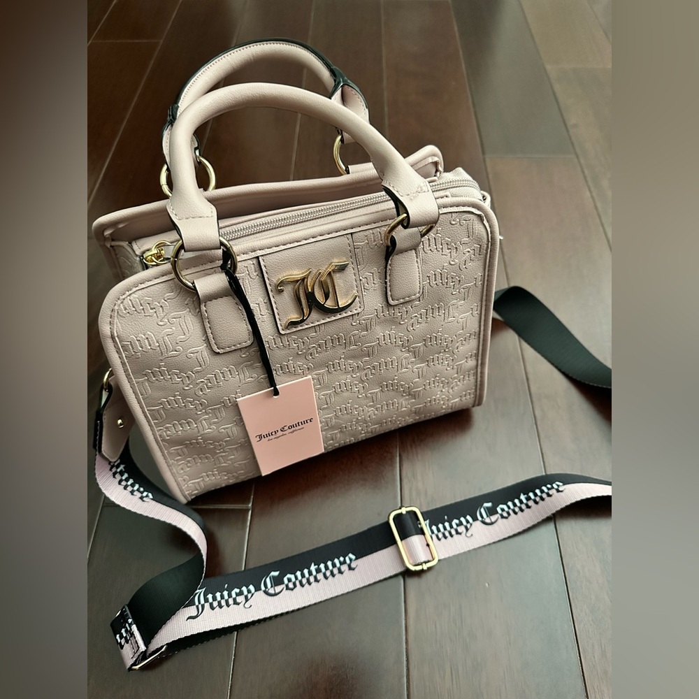 NWT Juicy Couture Charm City Satchel - Dusty Blush